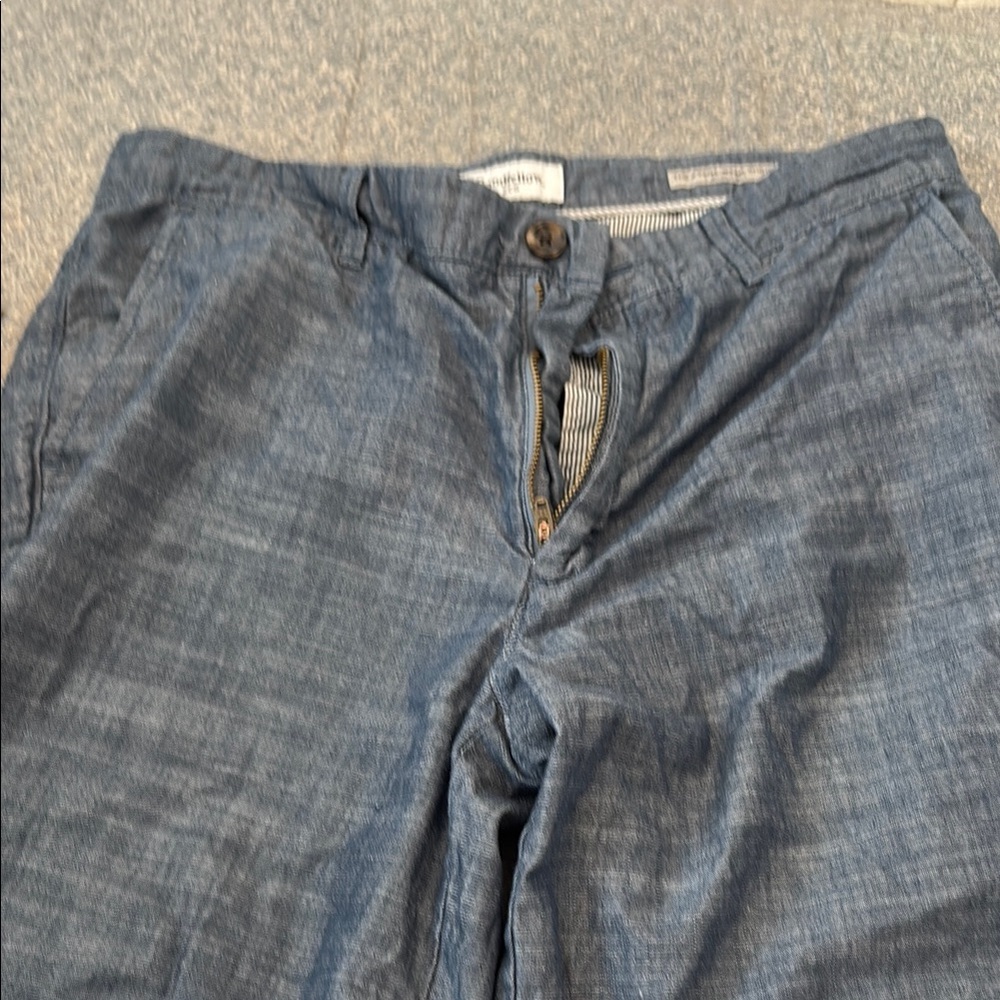 Goodfellow & Co Blue Chambray Trousers shorts men used W 32
